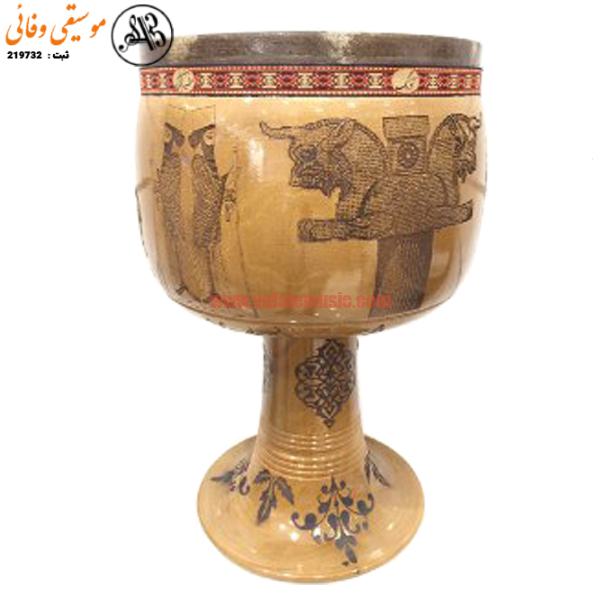 تنبک سوخته کاری رمضان شیرانی